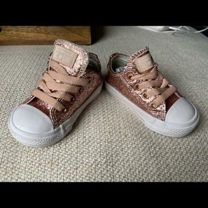 Converse Pink Glitter -Rosegold